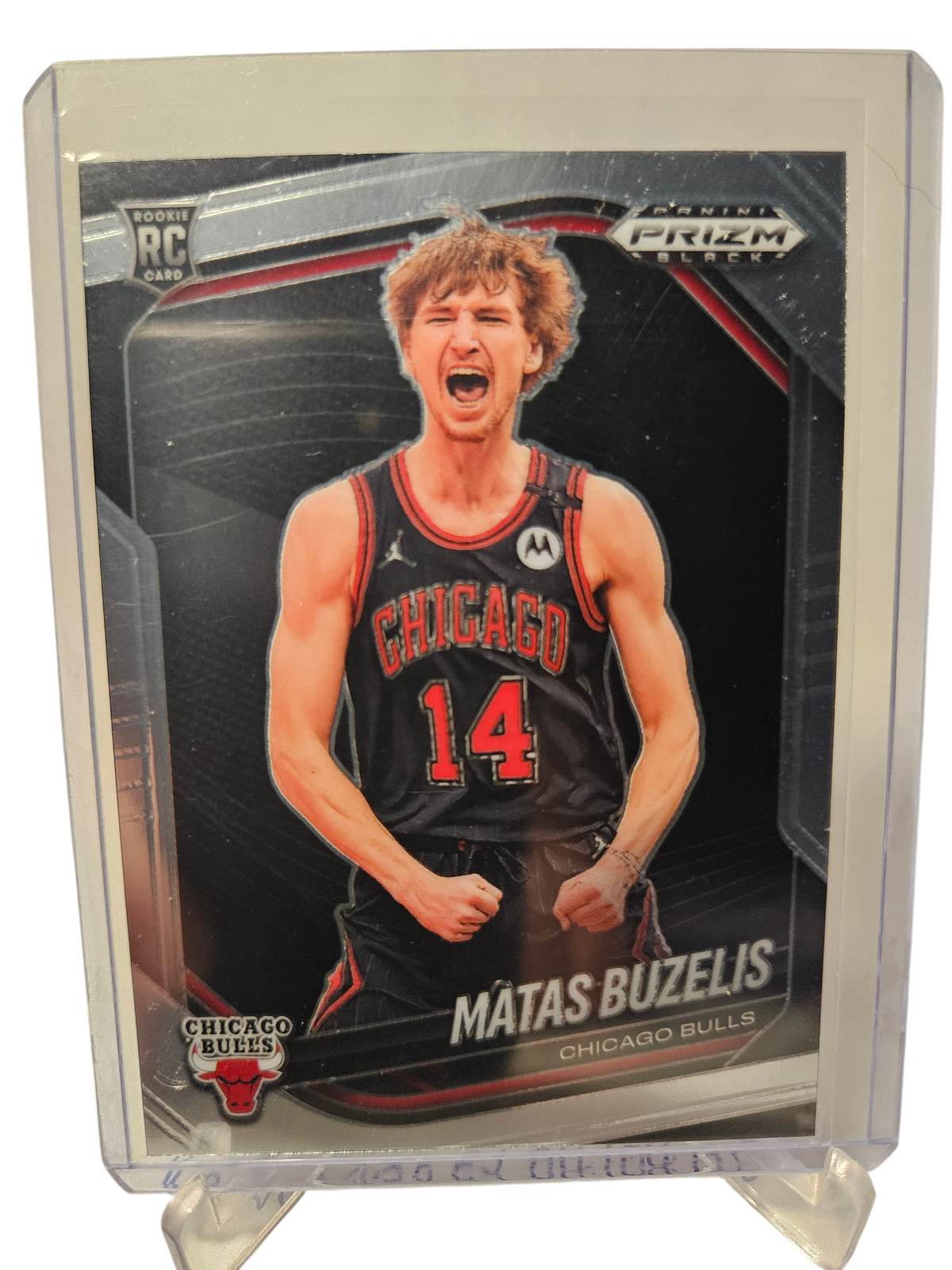 2024-25 Panini Prizm Black #41 Matas Buzelis Rookie Card