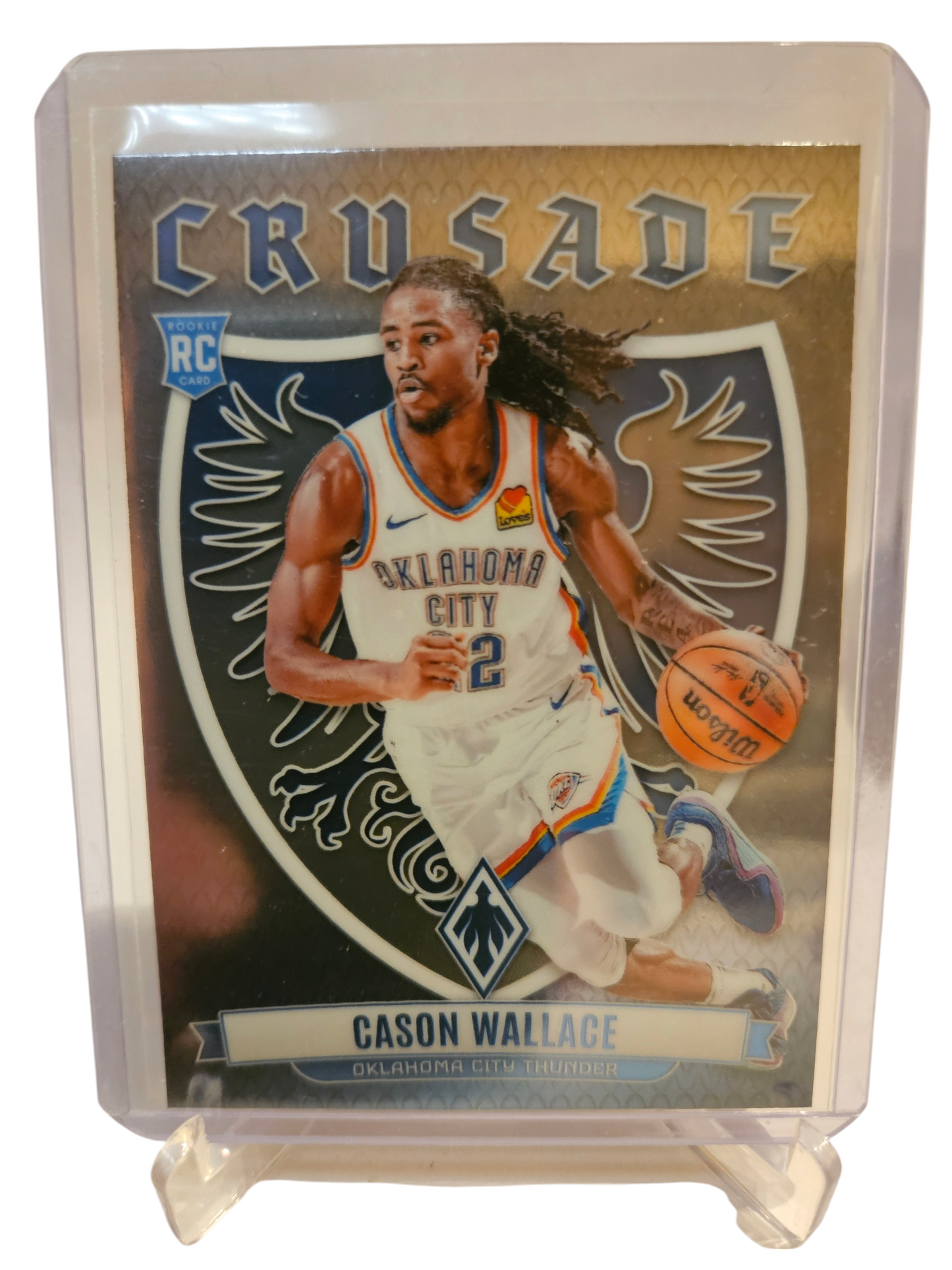 2023-24 Panini Phoenix #12 Cason Wallace Rookie Card Crusade