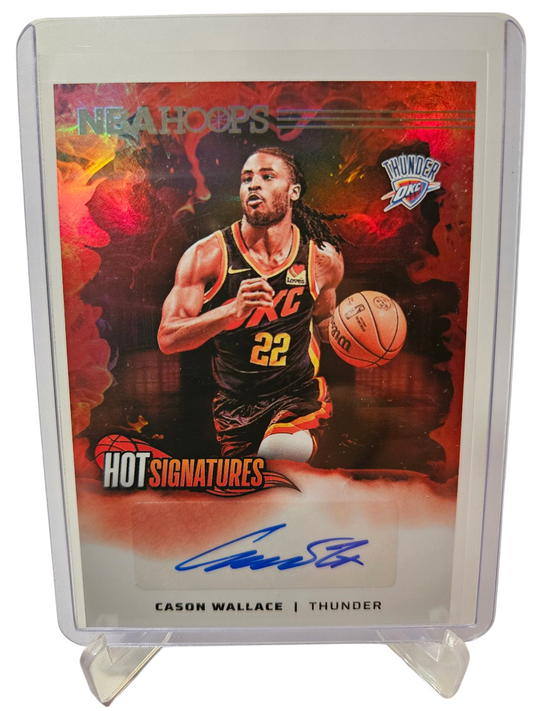 2024-25 Panini Hoops #HS-CAS Cason Wallace Hot Signatures