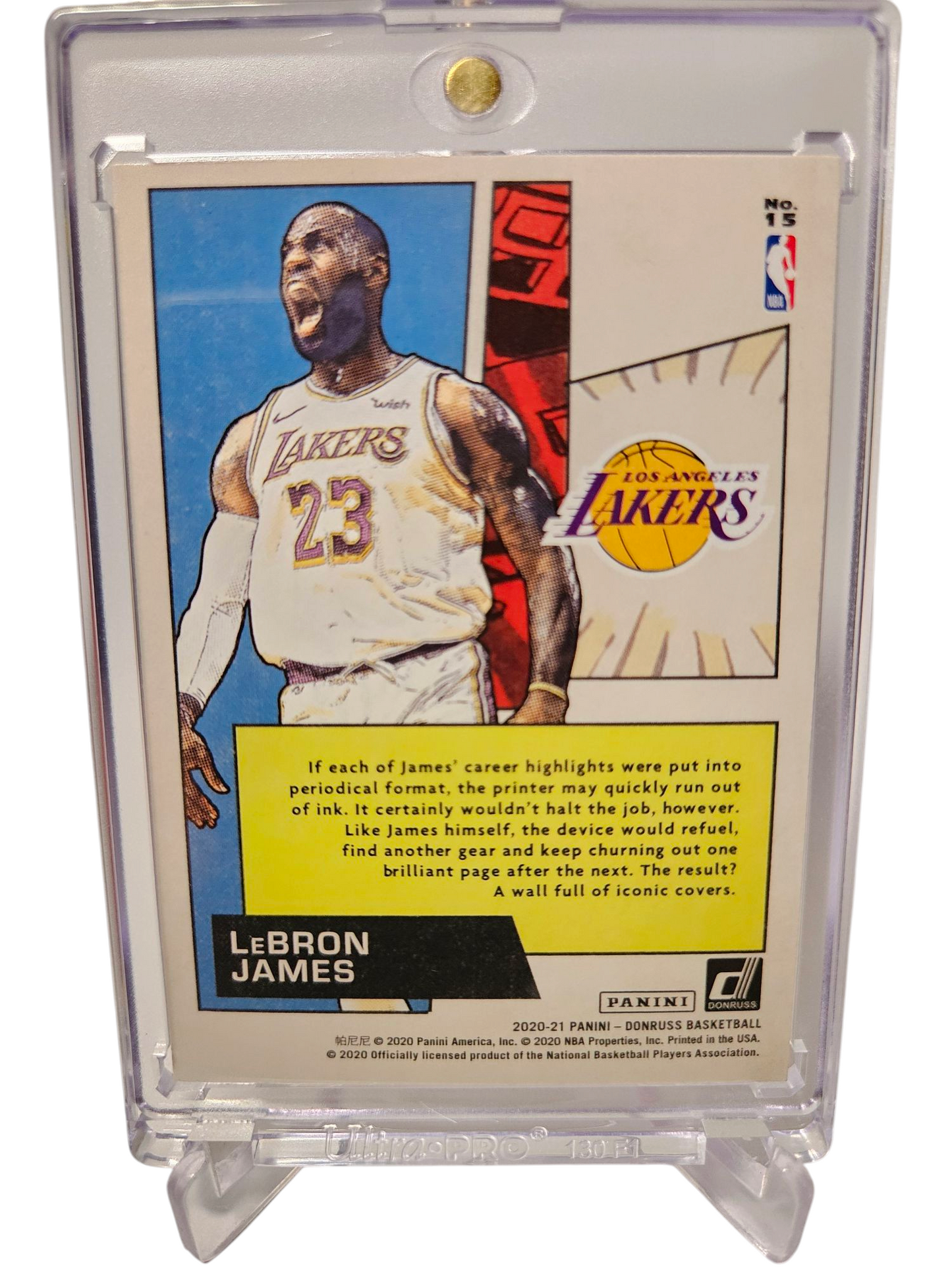 2020-21 Panini Donruss #15 Lebron James Net Marvels