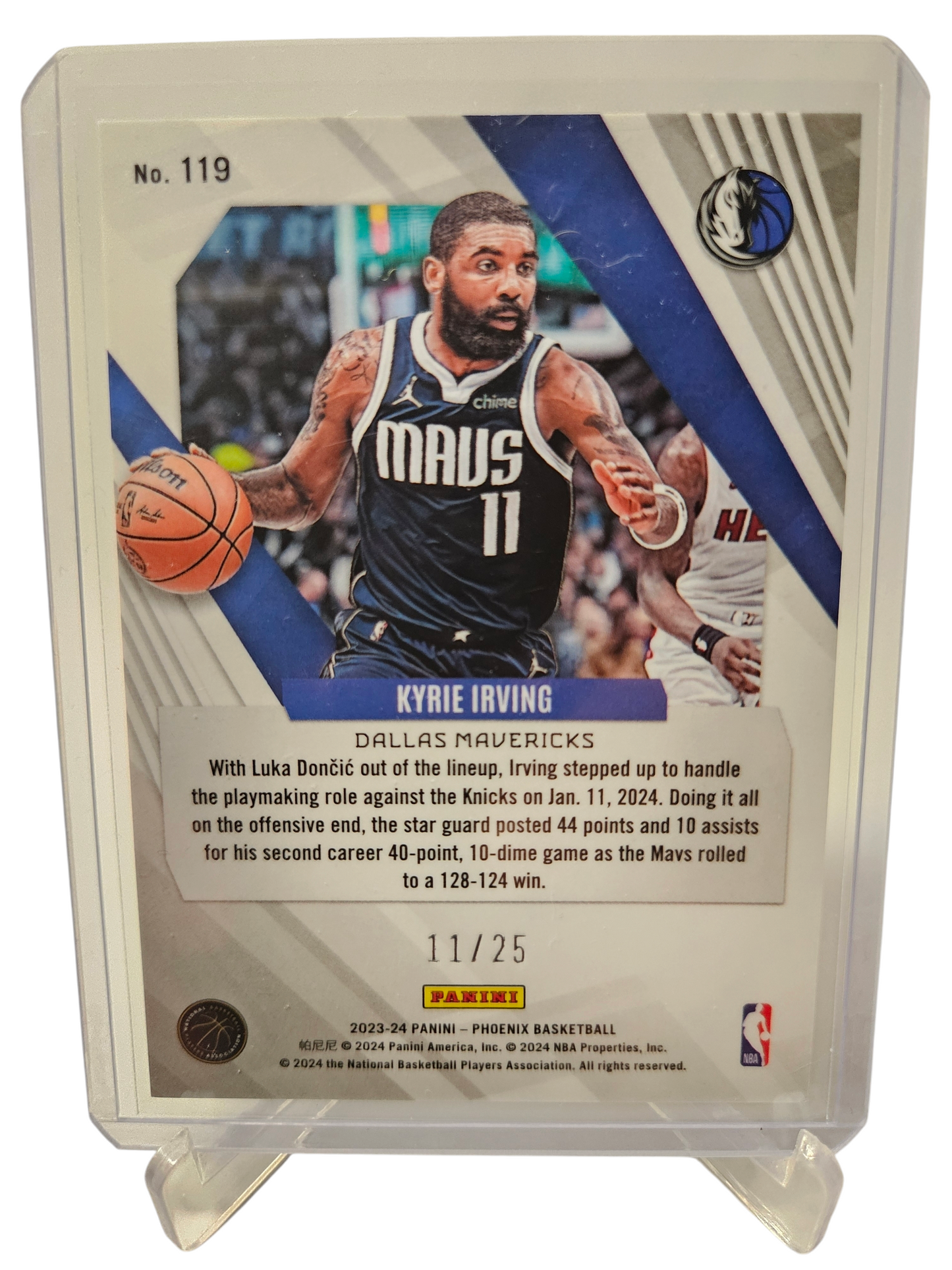 2023-24 Panini Phoenix #119 Kyrie Irving Red Teal Scope 11/25