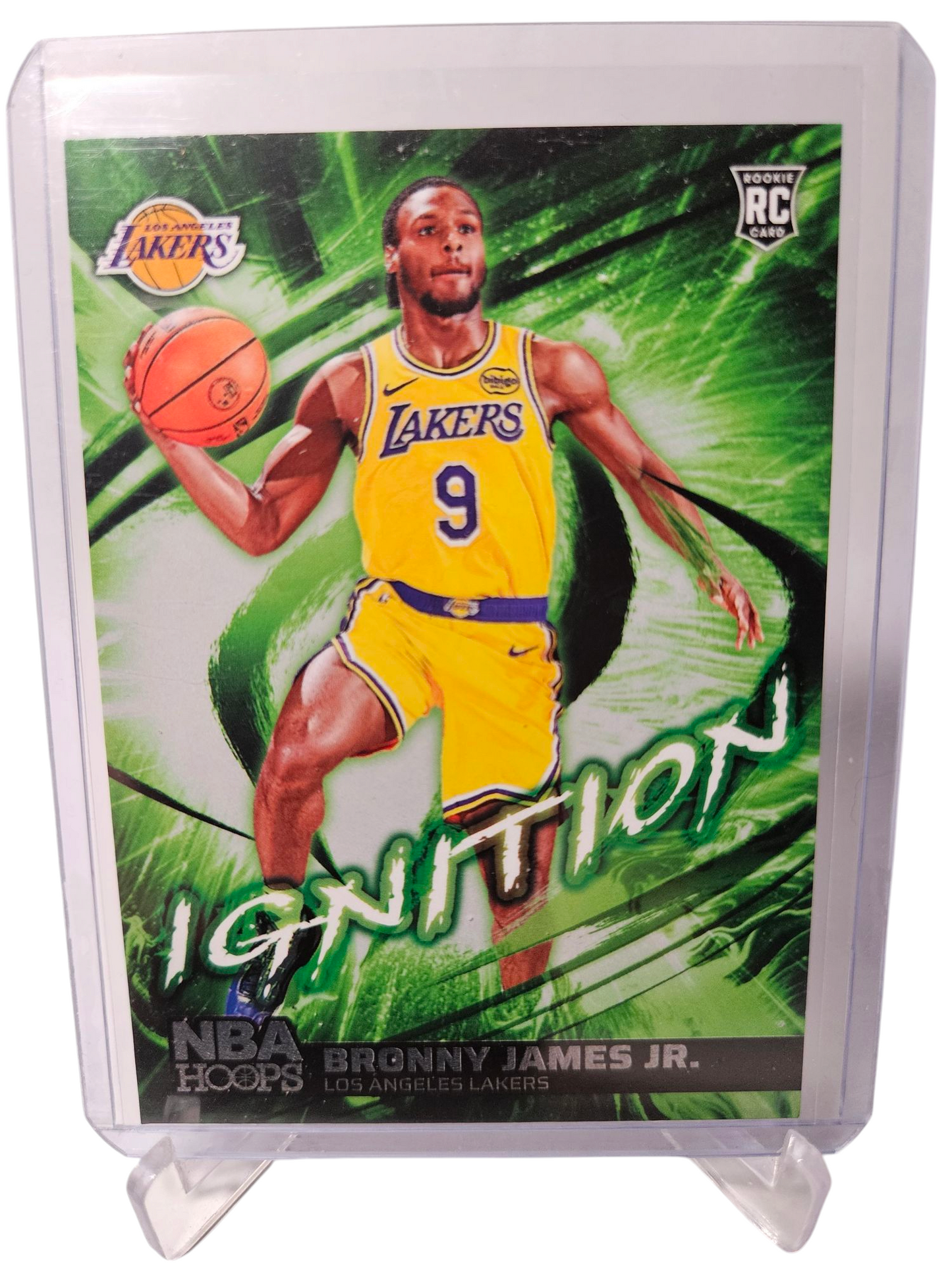2024-25 Panini Hoops #8 Bronny James JR Rookie Card Ignition