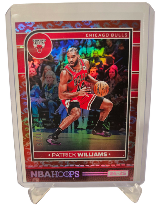 2024-25 Panini Hoops #100 Patrick Williams Red Dragon 11/75