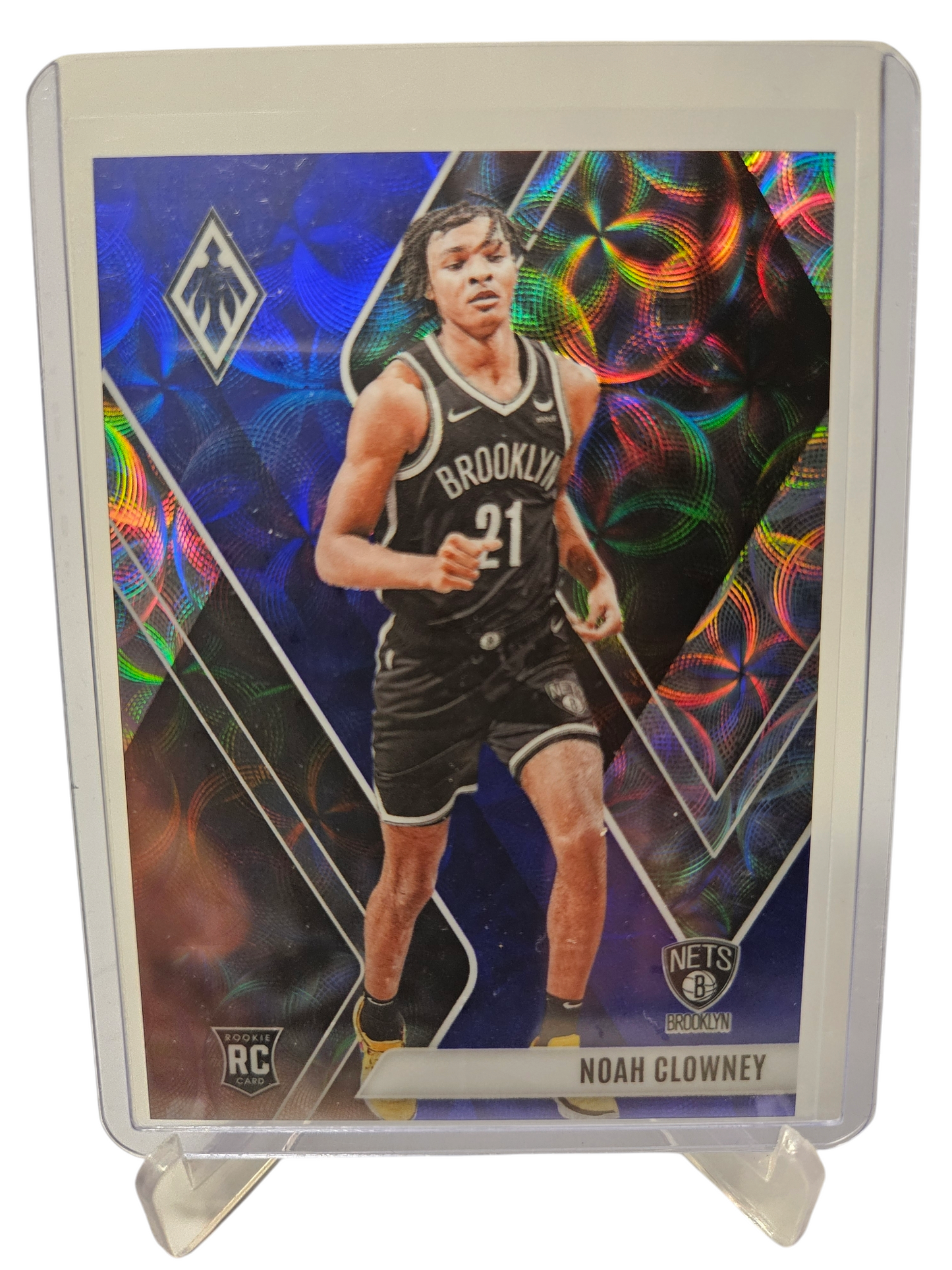 2023-24 Panini Phoenix #286 Noah Clowney Rookie Card Blue Scope 08/35