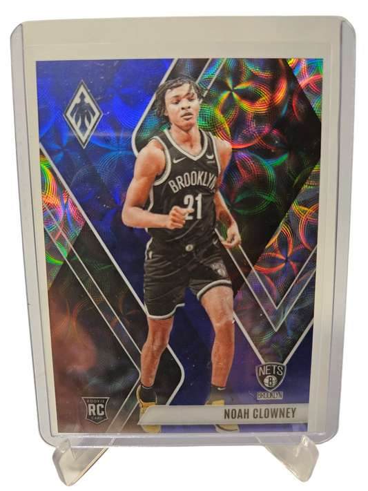 2023-24 Panini Phoenix #286 Noah Clowney Rookie Card Blue Scope 08/35