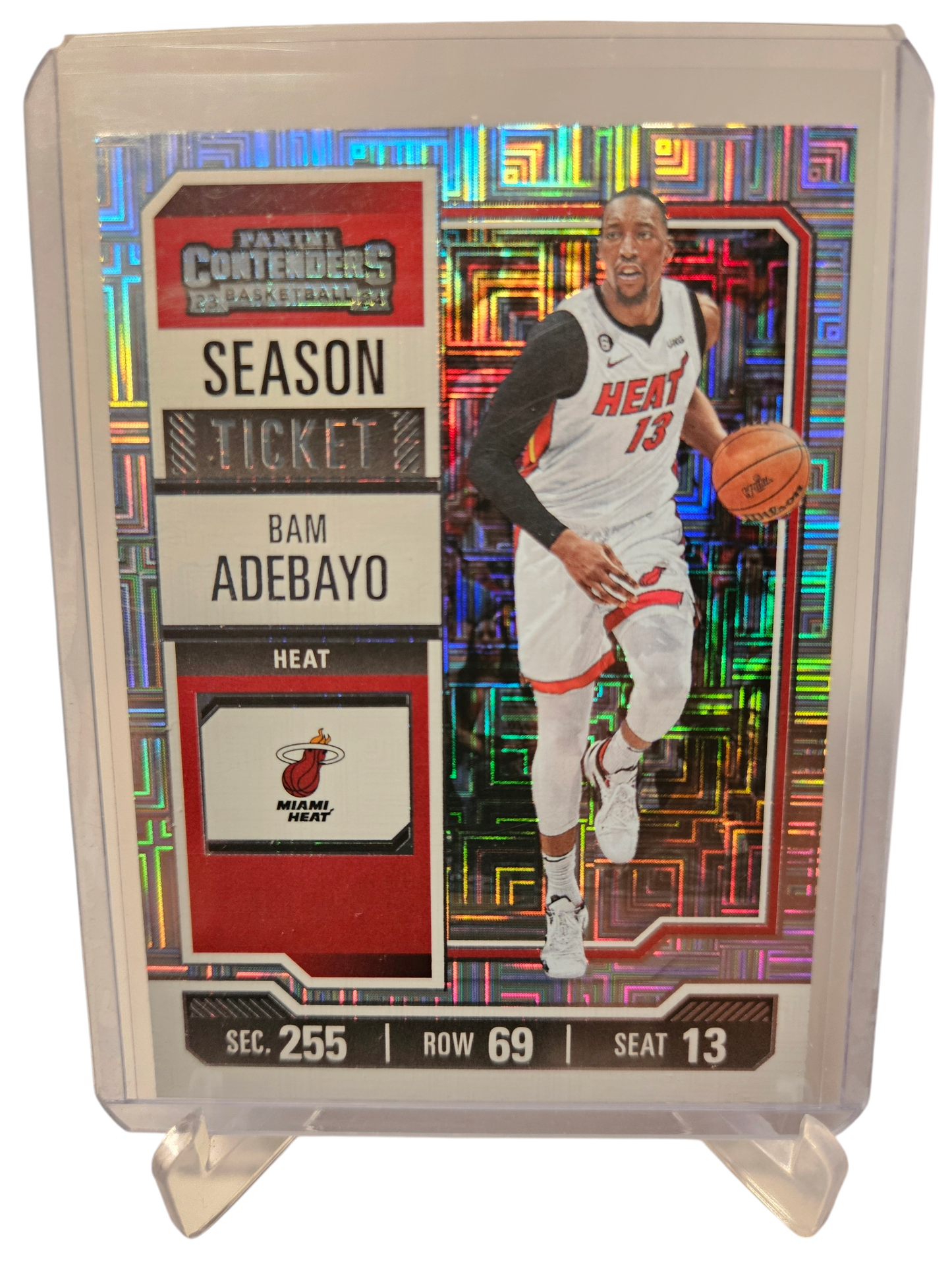 2023-24 Panini Contenders #78 Bam Adebayo Season Ticket