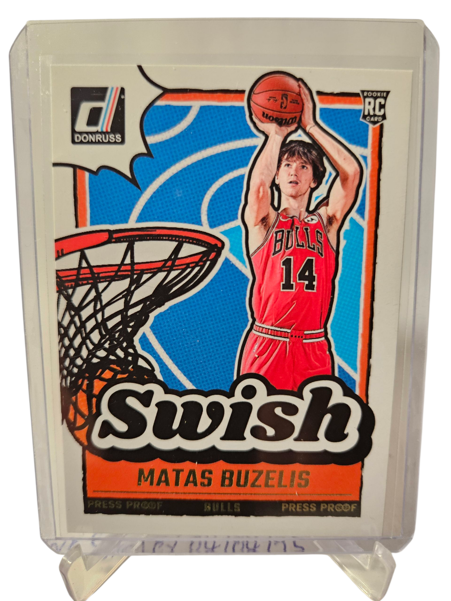 2024-25 Panini Donruss #4 Matas Buzelis Rookie Card Swish