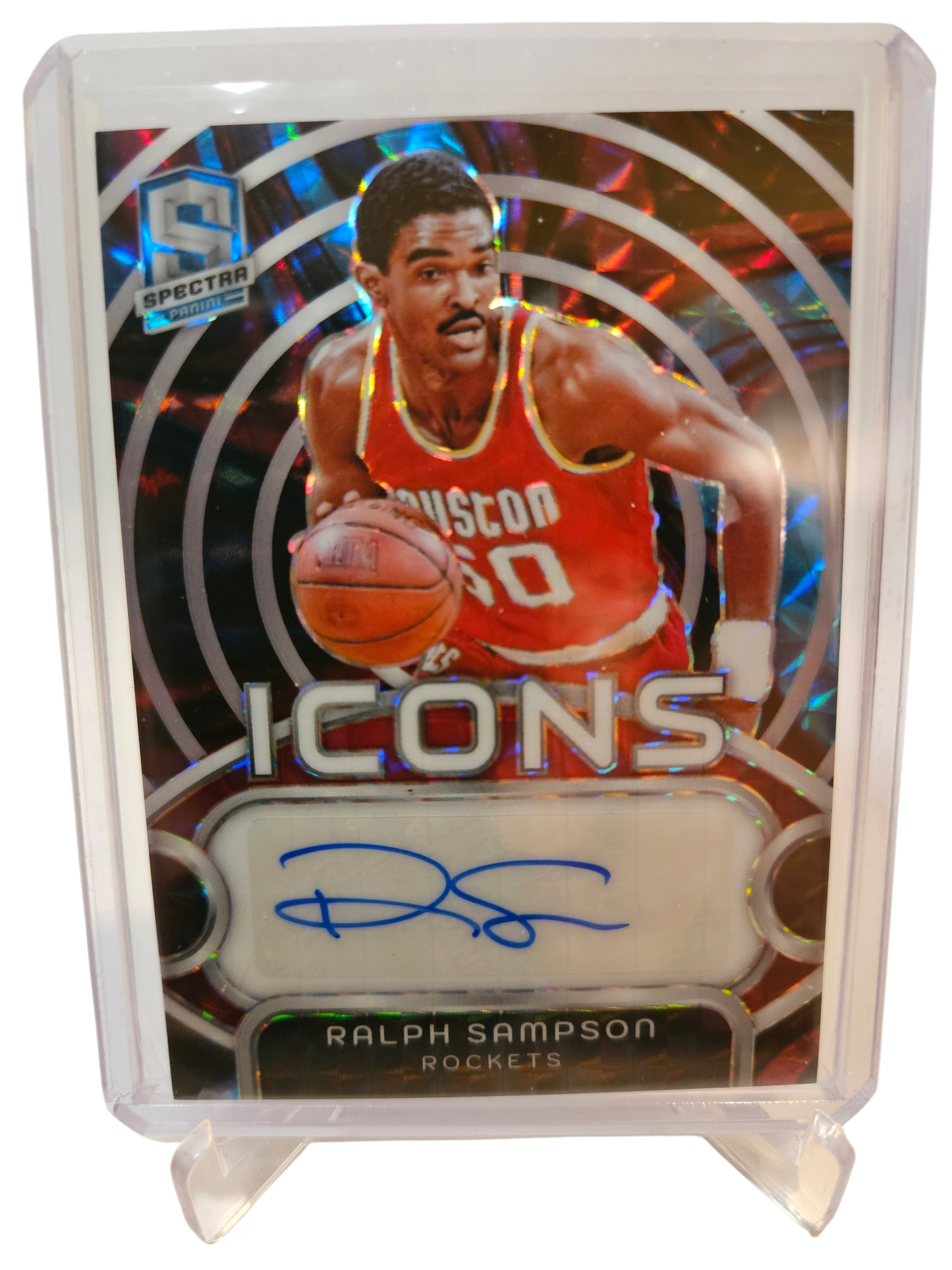 2023-24 Panini Spectra #IA-RSP Ralph Sampson Icons Autograph 65/75