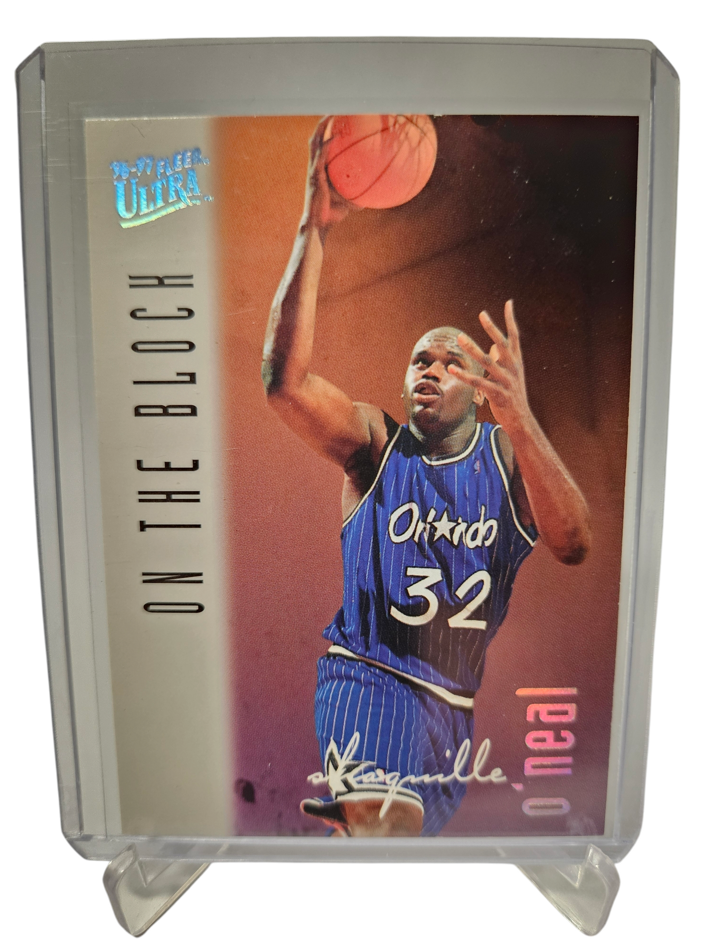 1996-97 Fleer Ultra #135 Shaquille O'Neal On The Block