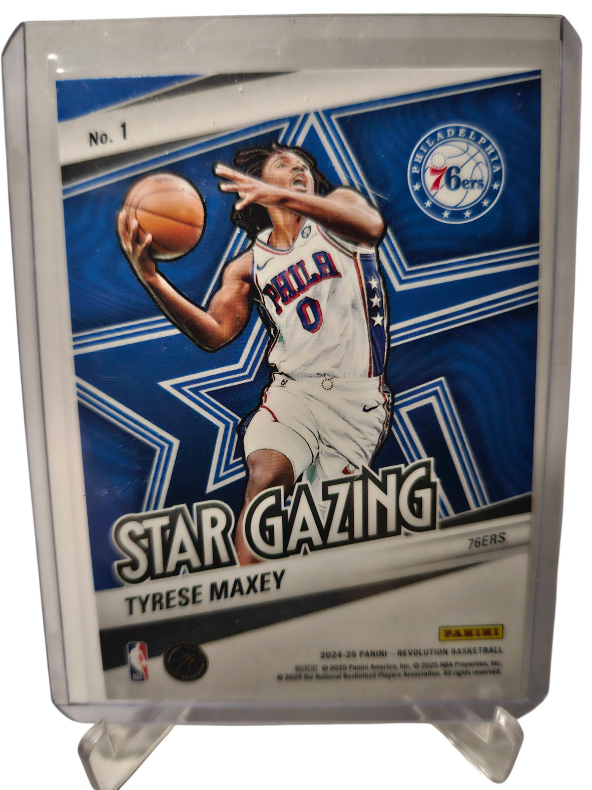2024-25 Panini Revolution #1 Tyrese Maxey Star Gazing