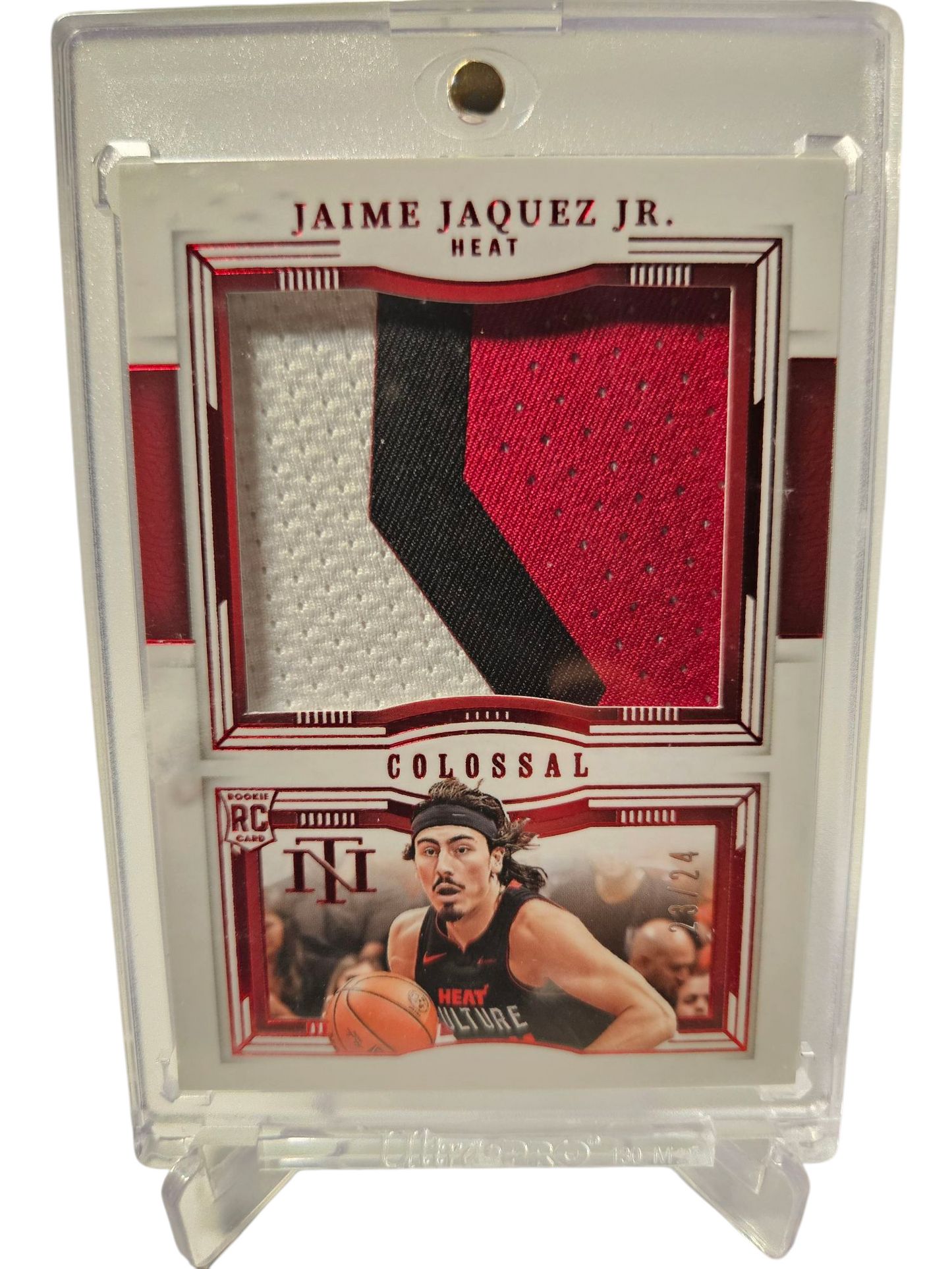 2023-24 Panini National Treasures #CR-JAQ Jamie Jaquez JR Rookie Card Colossal Patch 23/24