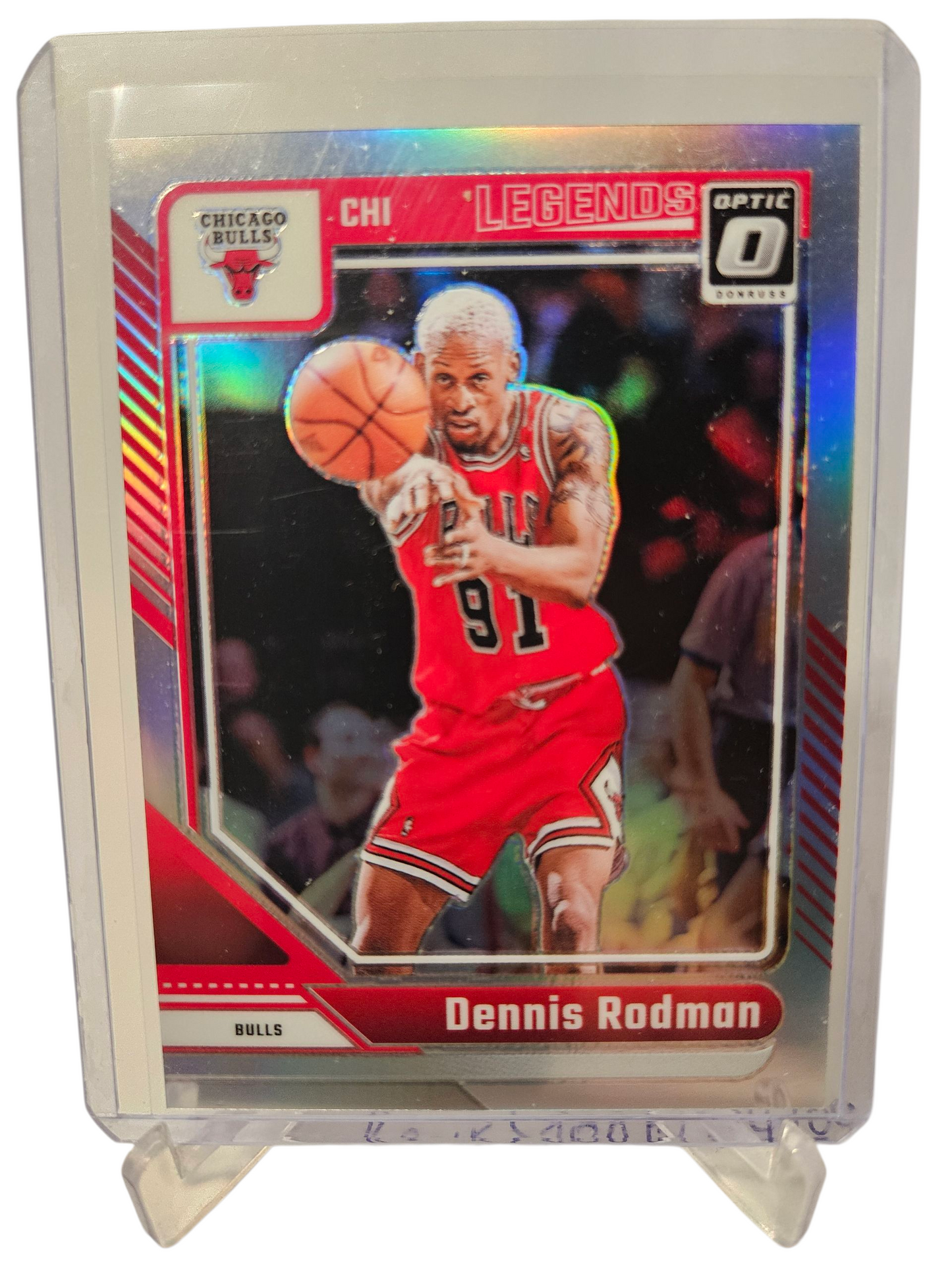 2024-25 Panini Donruss Optic #241 Dennis Rodman Silver Holo Prizm
