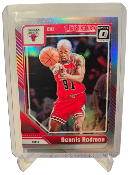 2024-25 Panini Donruss Optic #241 Dennis Rodman Silver Holo Prizm