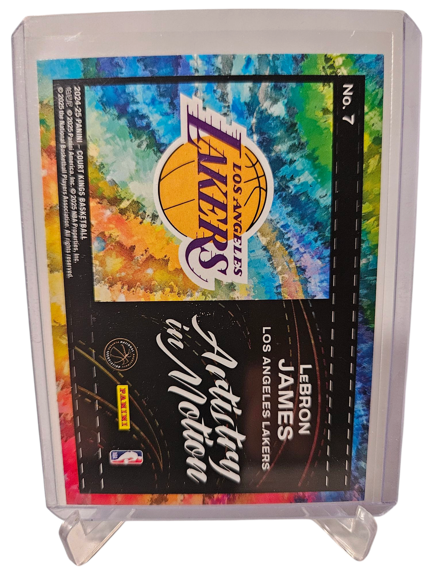 2024-25 Panini Court Kings #7 Lebron James Artistry In Motion
