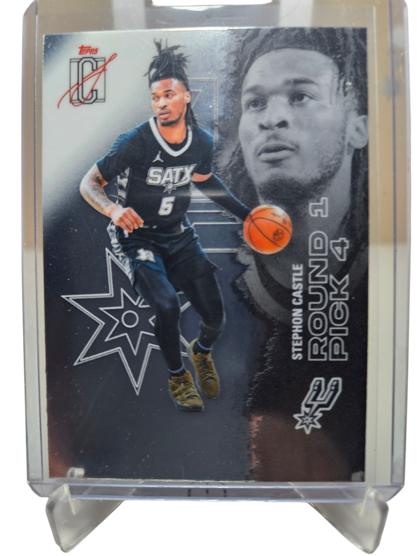 2025-26 Topps Signature Class #53 Stephon Castle Chrome