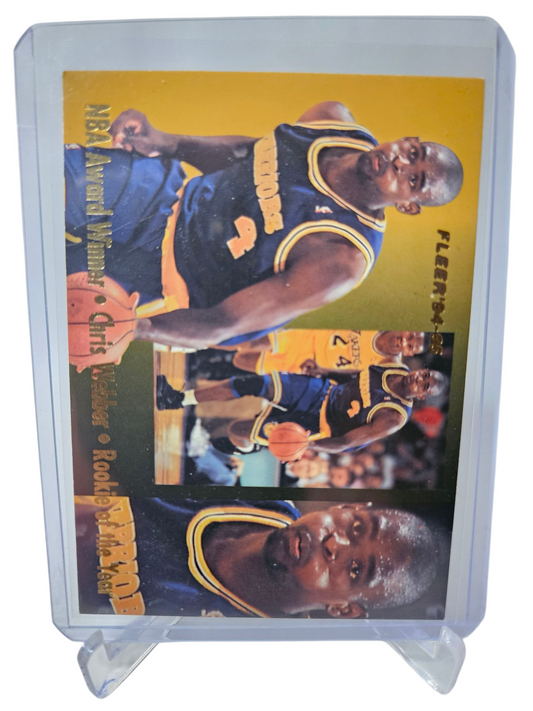 1994-95 Fleer #4 of 4 Chris Webber Rookie of the Year
