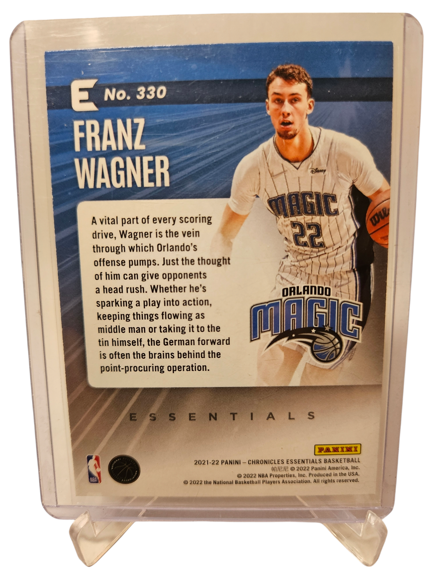 2021-22 Panini Chronicles Essentials #330 Franz Wagner Rookie Card