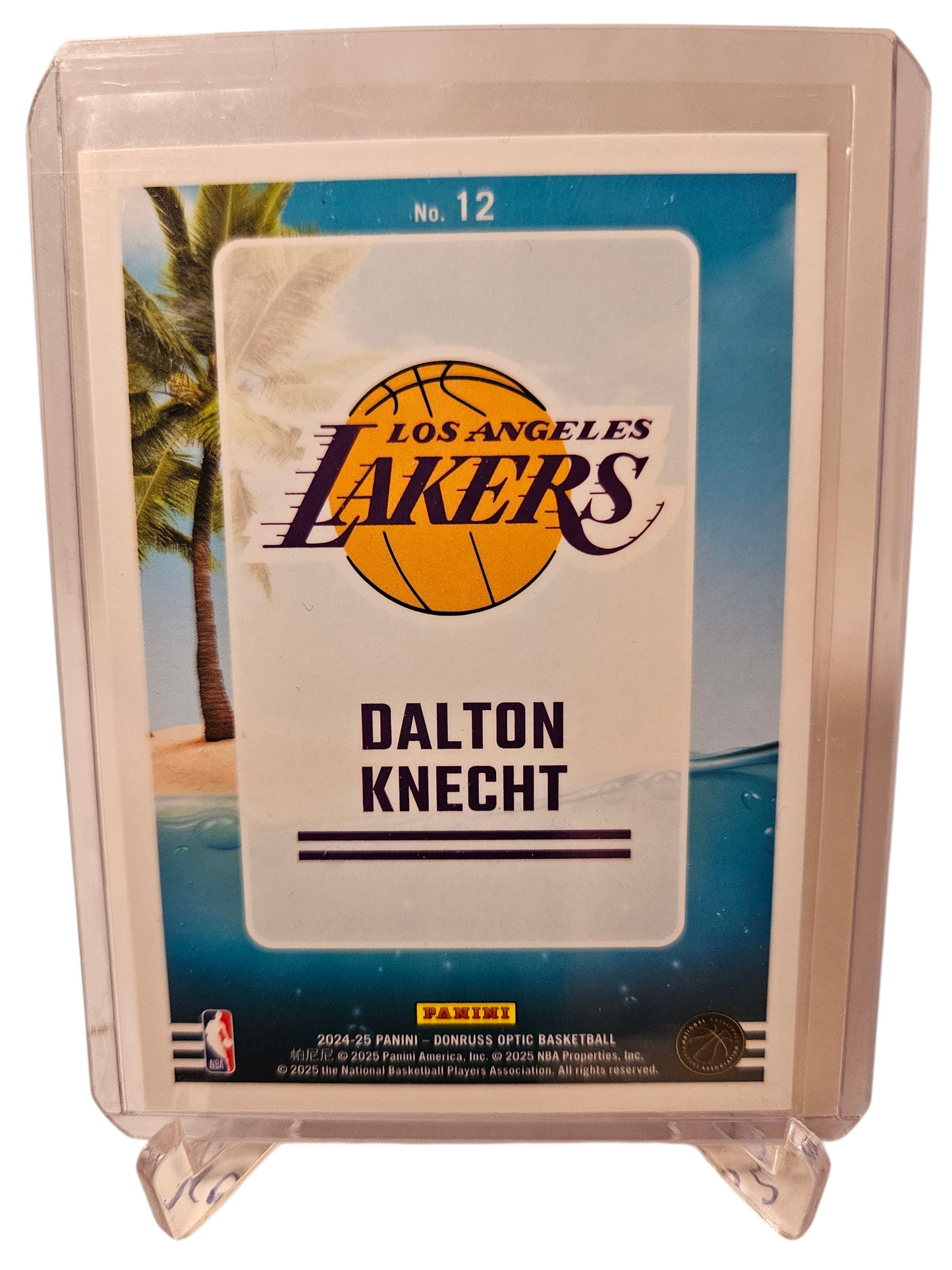 2024-25 Panini Donruss Optic #12 Dalton Knecht Rookie Card Splash
