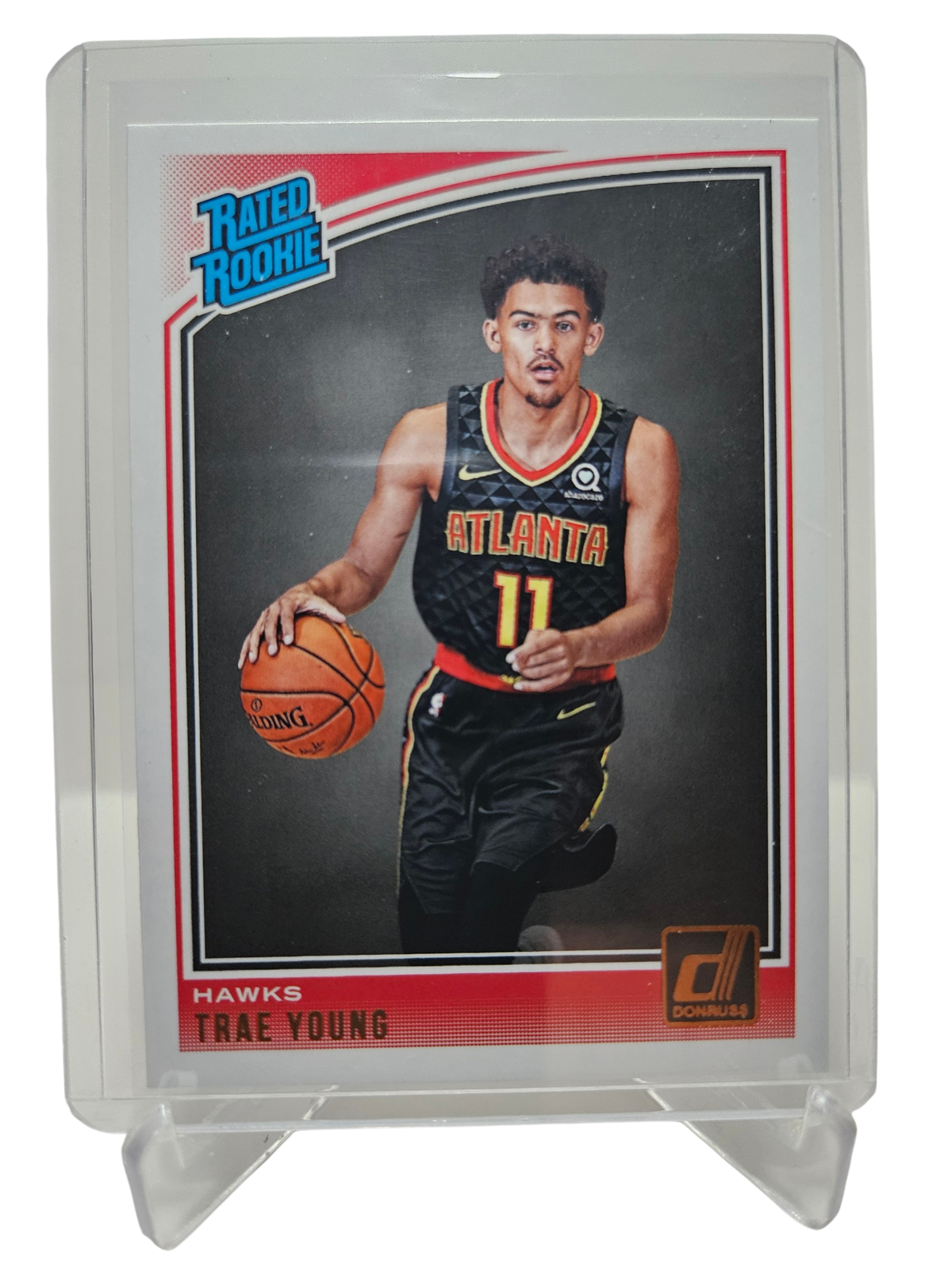 2018-19 Panini Donruss #298 Trae Young Rookie Card Rated Rookie
