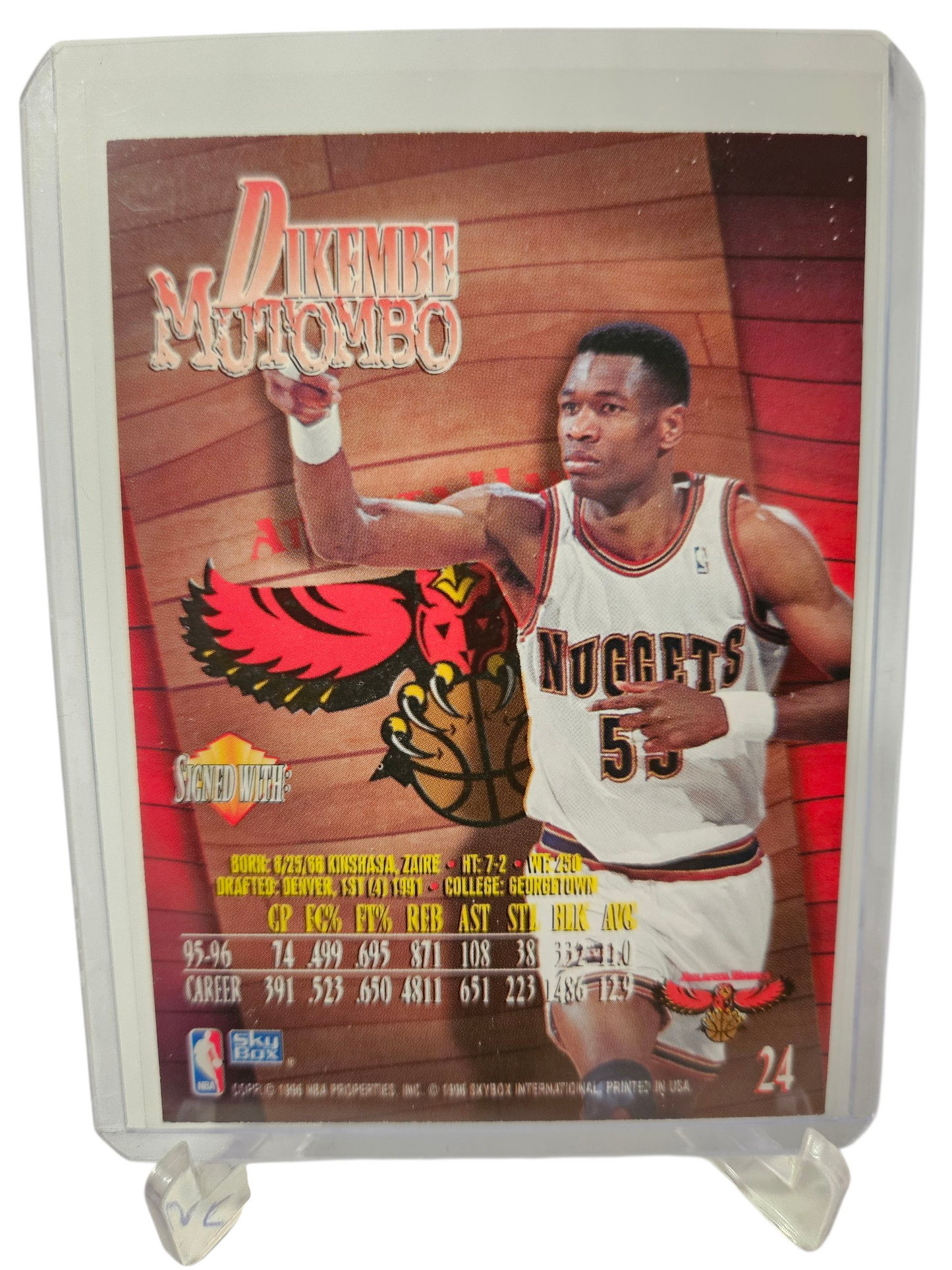 1996 Skybox #24 Dikembe Mutombo Z Force