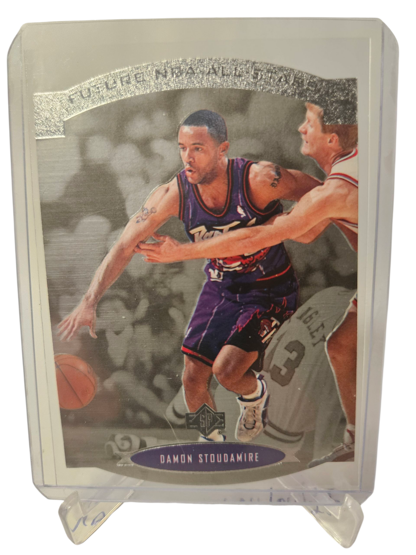 1996 Upper Deck #AS26 Damon Stoudamire Rookie Card Future NBA All Stars Die Cut