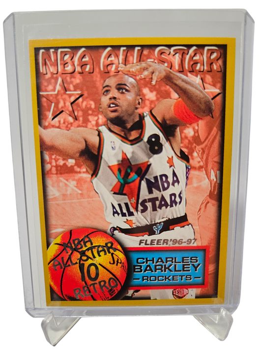 1996-97 Fleer #280 Charles Barkley NBA All-Star 10 Retro