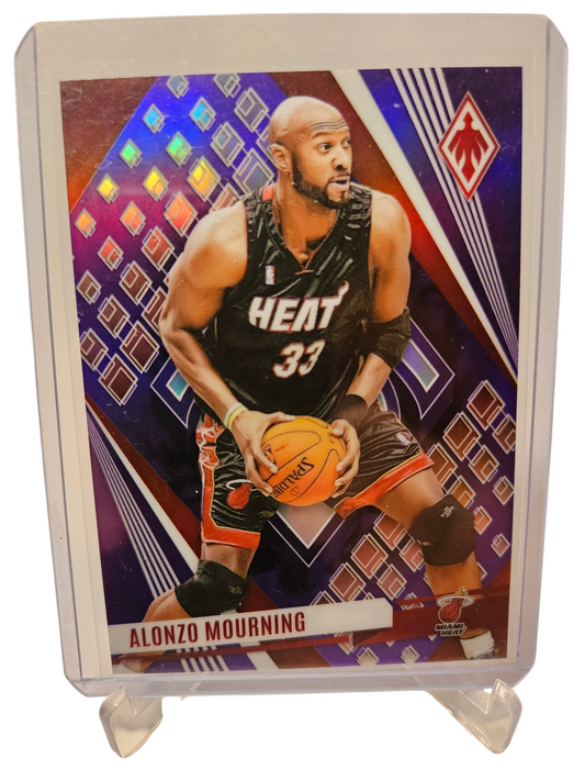 2023-24 Panini Phoenix #93 Alonzo Mourning Purple 031/150