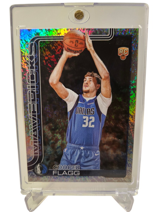 2025 Topps #201 Cooper Flag Rookie Card Sand Glitter Holo Foil
