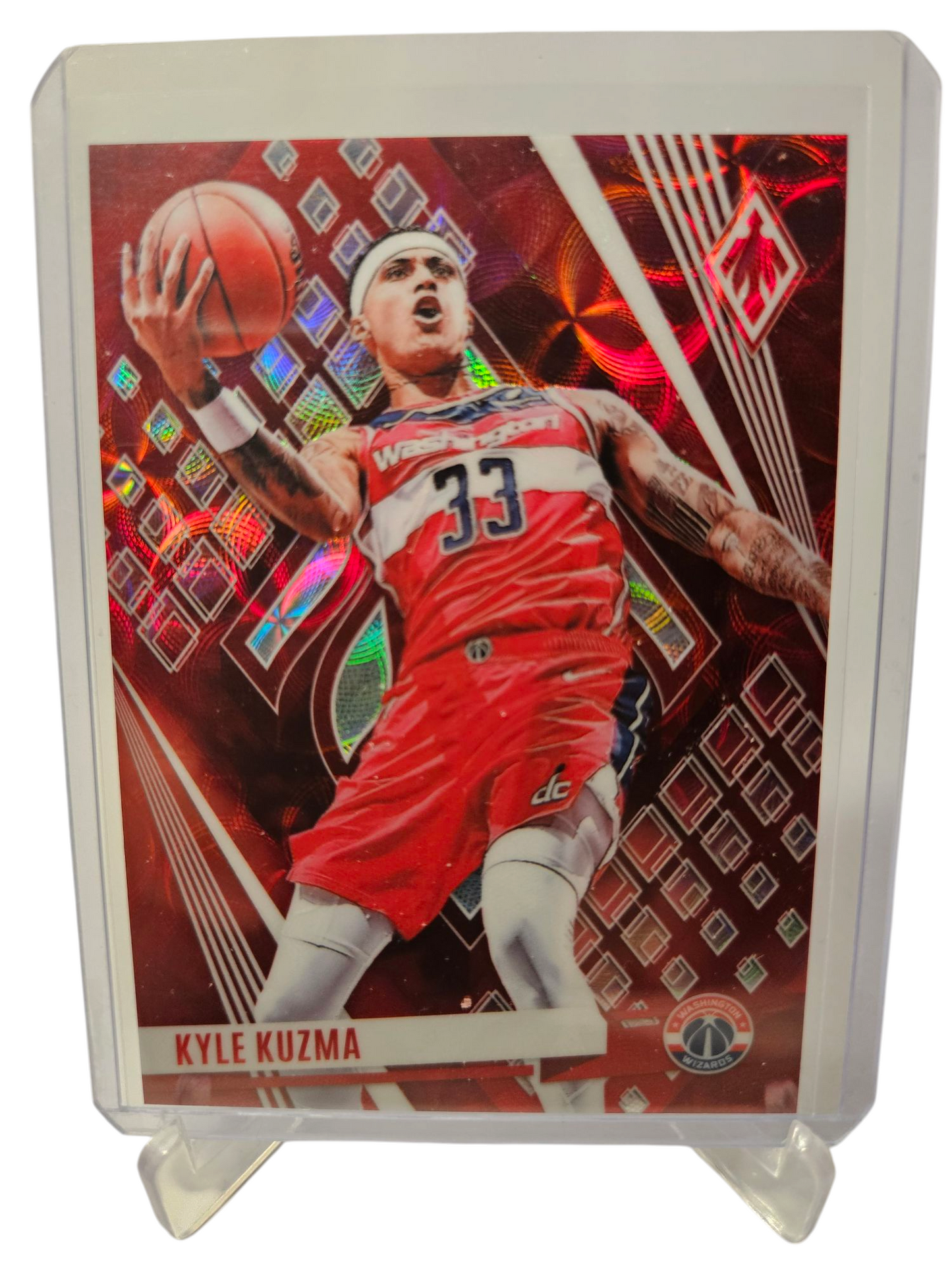 2023-24 Panini Phoenix #128 Kyle Kazuma Red Scope Holo 30/75