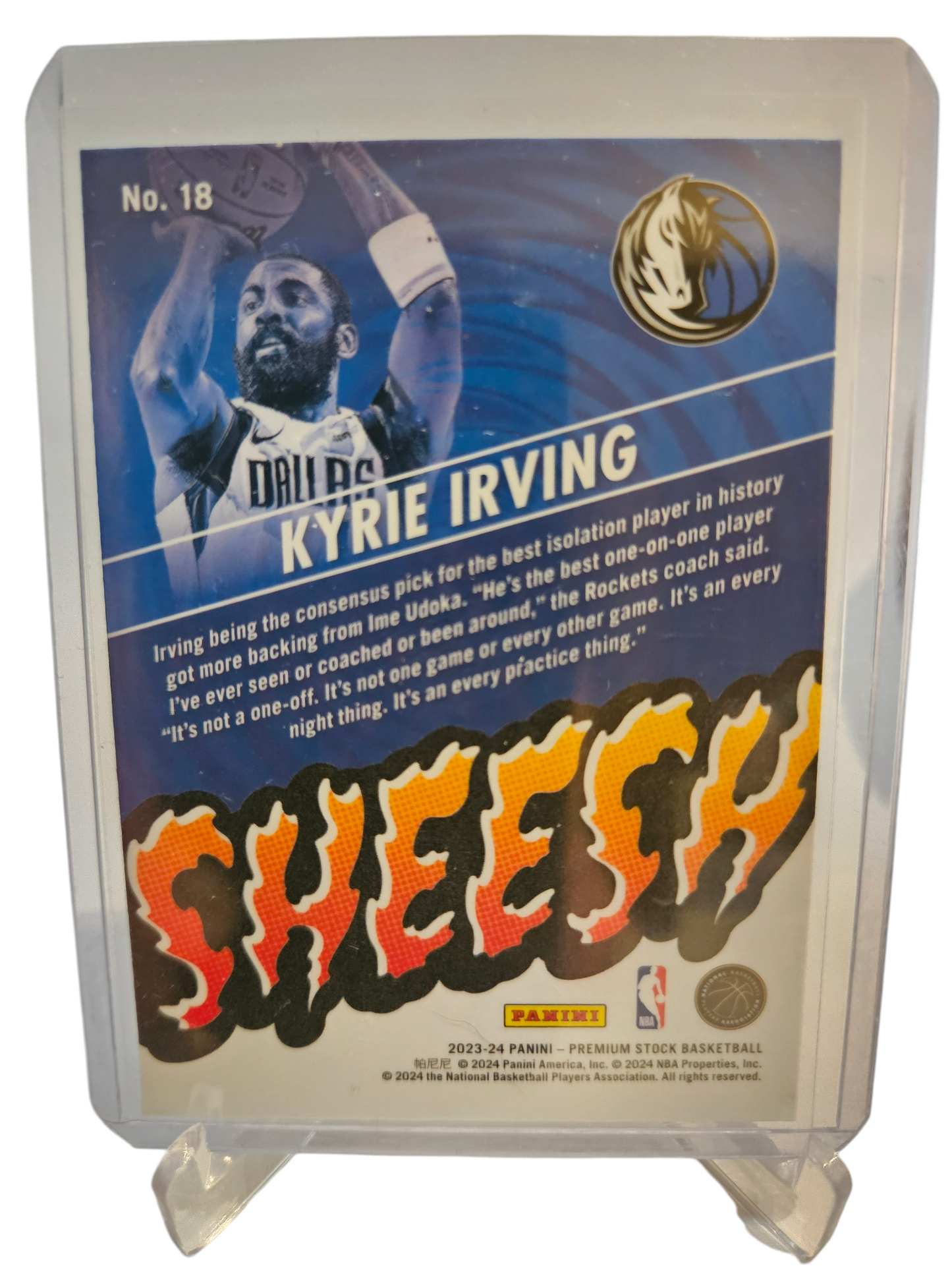 2023-24 Panini Sheesh #18 Kyrie Irving Sheesh