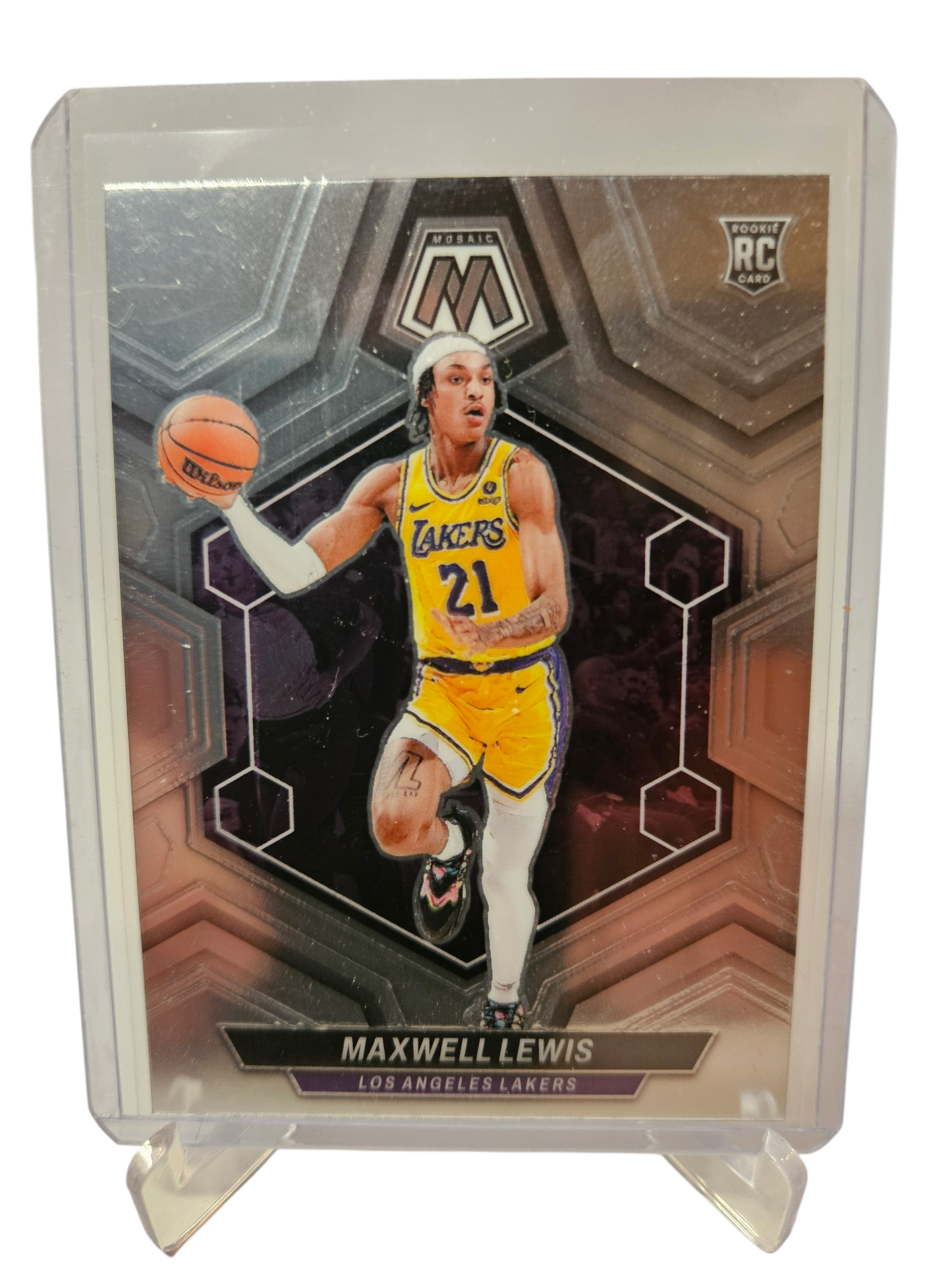 2023-24 Panini Mosaic #227 Maxwell Lewis Rookie Card