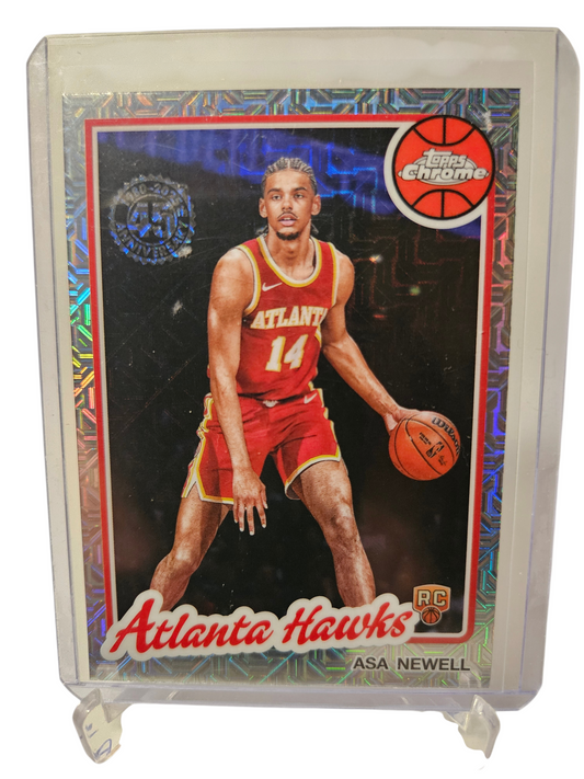 2025 Topps Chrome #TC-AN Asa Newell Rookie Card 45th Anniversary