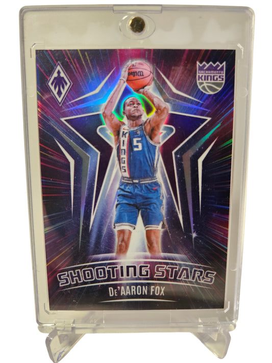 2023-24 Panini Phoenix #10 De'Aaron Fox Shooting Stars Case Hit