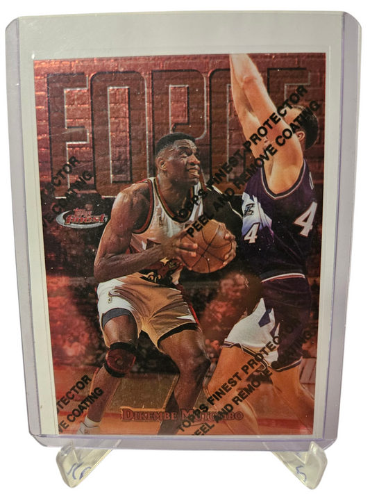 1997 Topps Finest #82 Dikembe Mutombo Force With Protective Coating