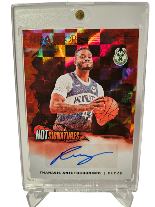 2024-25 Panini Hoops #HS-TAB Thanasis Antetokounmpo Hot Signatures Autograph 24/25