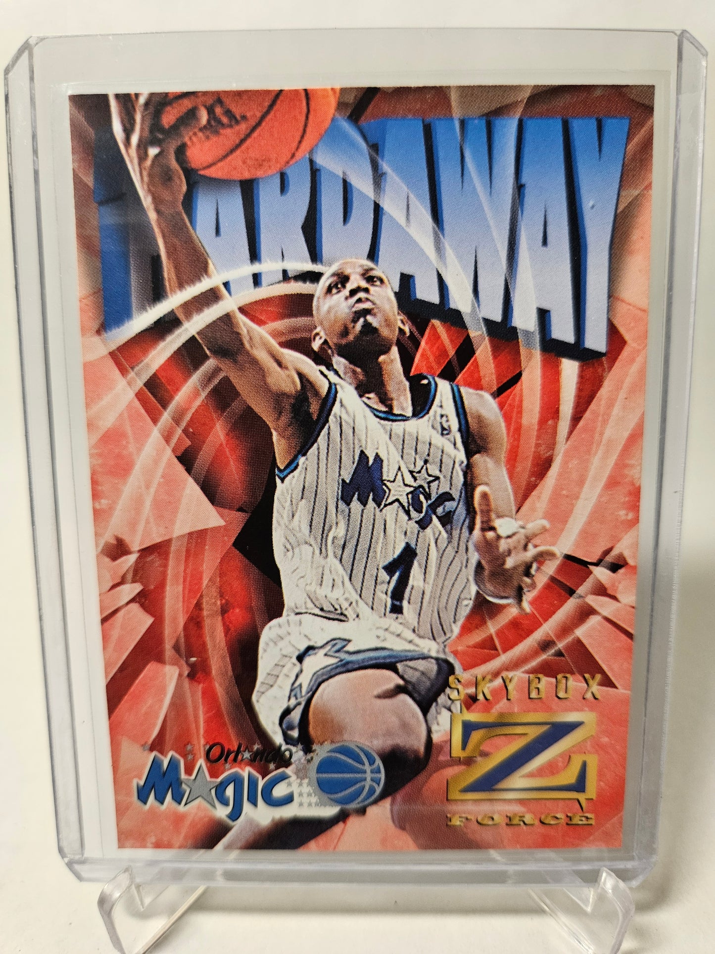 1996-97 Skybox #63 Anfernee Hardaway Skybox Z Force Sticker