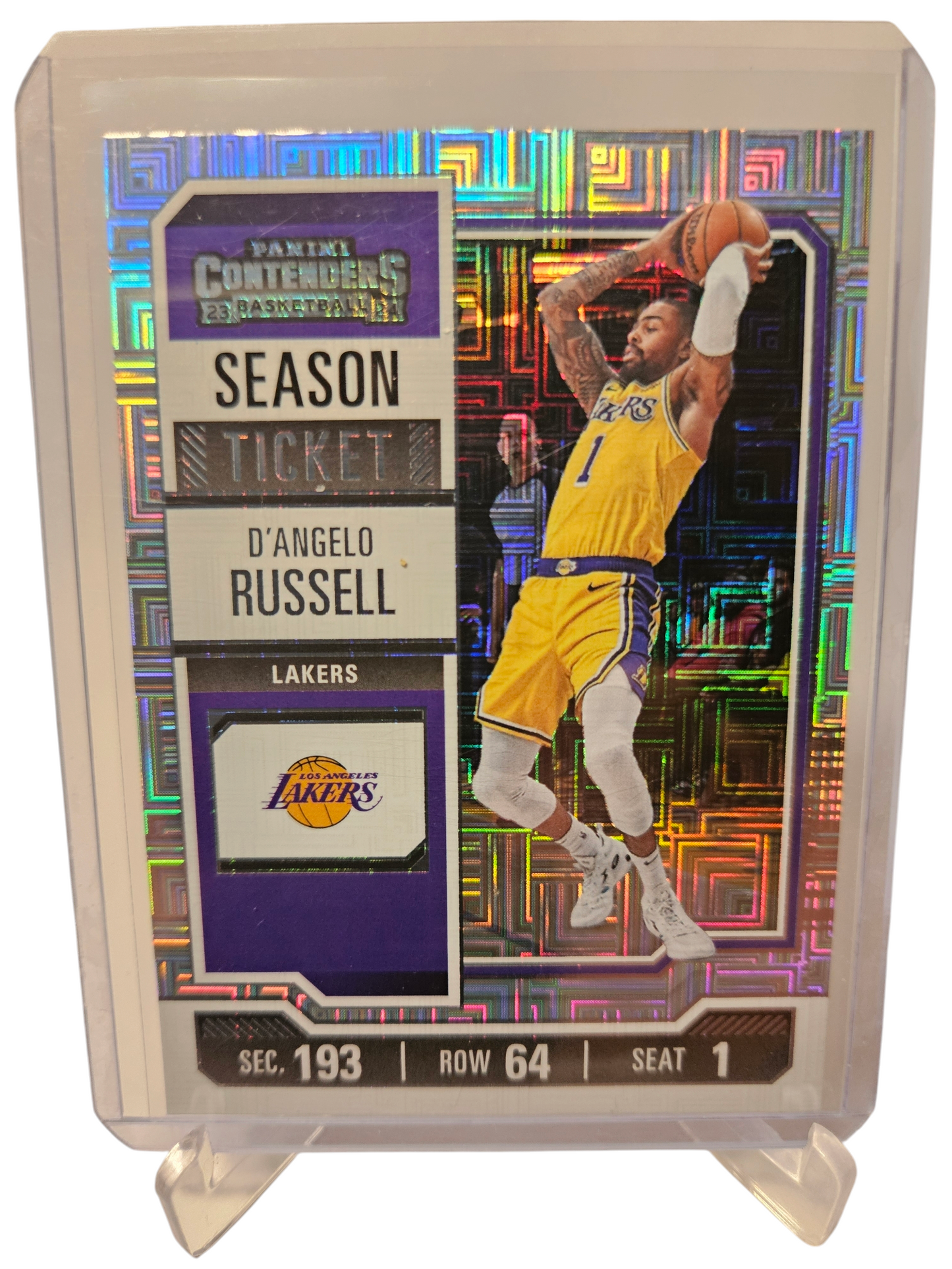 2023-24 Panini Contenders #63 D'Angelo Russell Season Ticket