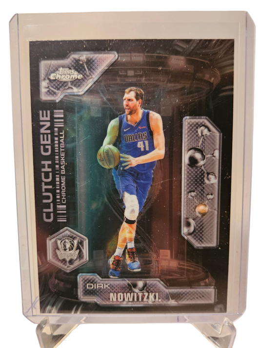 2025 Topps Chrome #CG-22 Dirk Nowitzki Clutch Gene