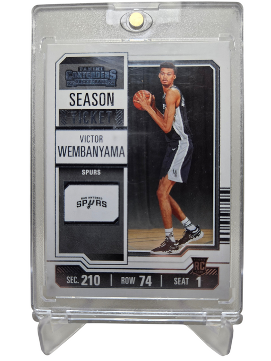 2023-24 Panini Contenders #11 Victor Wembanyama Rookie Card Season Ticket