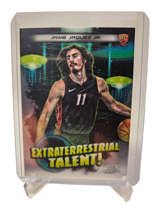 2023-24 Topps Chrome Cosmic #ET-22 Jamie Jaquez JR Rookie Card Extraterrestrial Talent