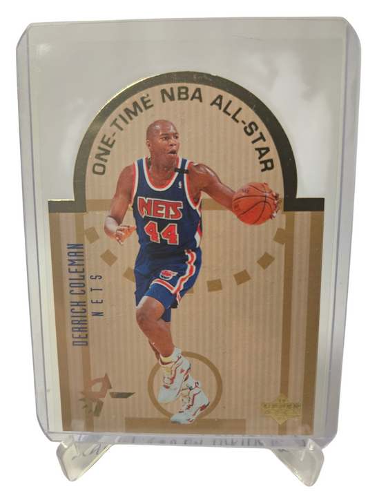 1994 Upper Deck #E10 Derrick Coleman One Time NBA All Star Die Cut