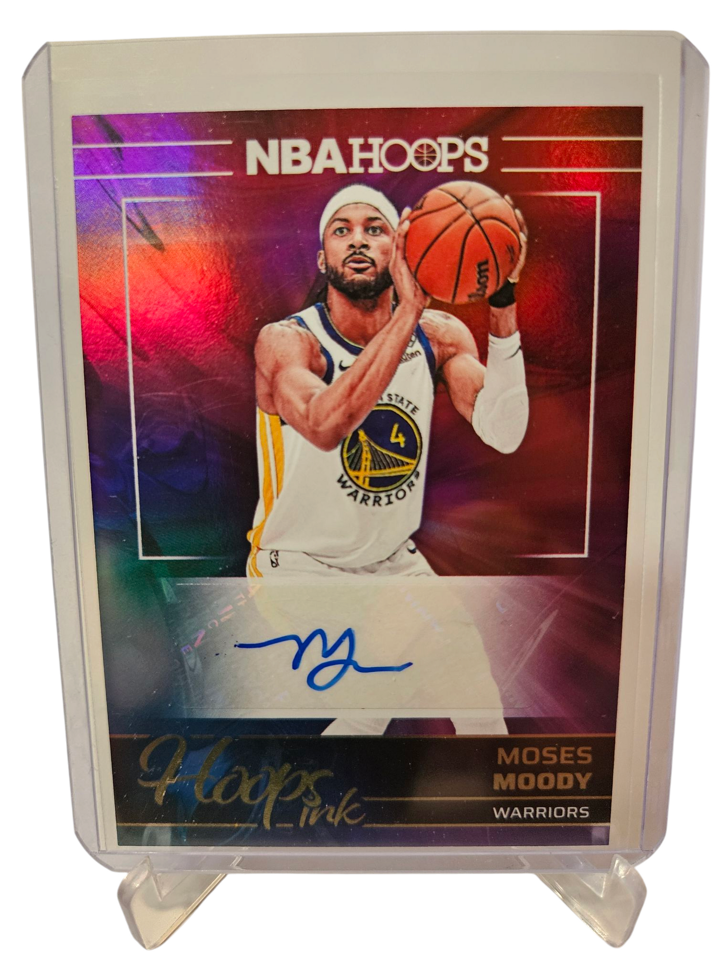 2024-25 Panini Hoops #HI-MMW Moses Moody Hoops Ink