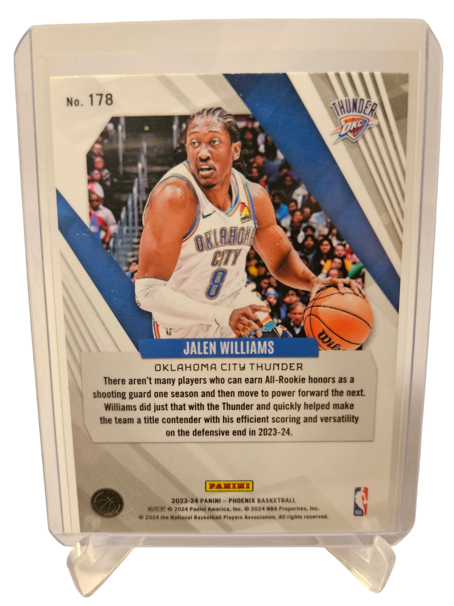 2023-24 Panini Phoenix #178 Jalen Williams Scope