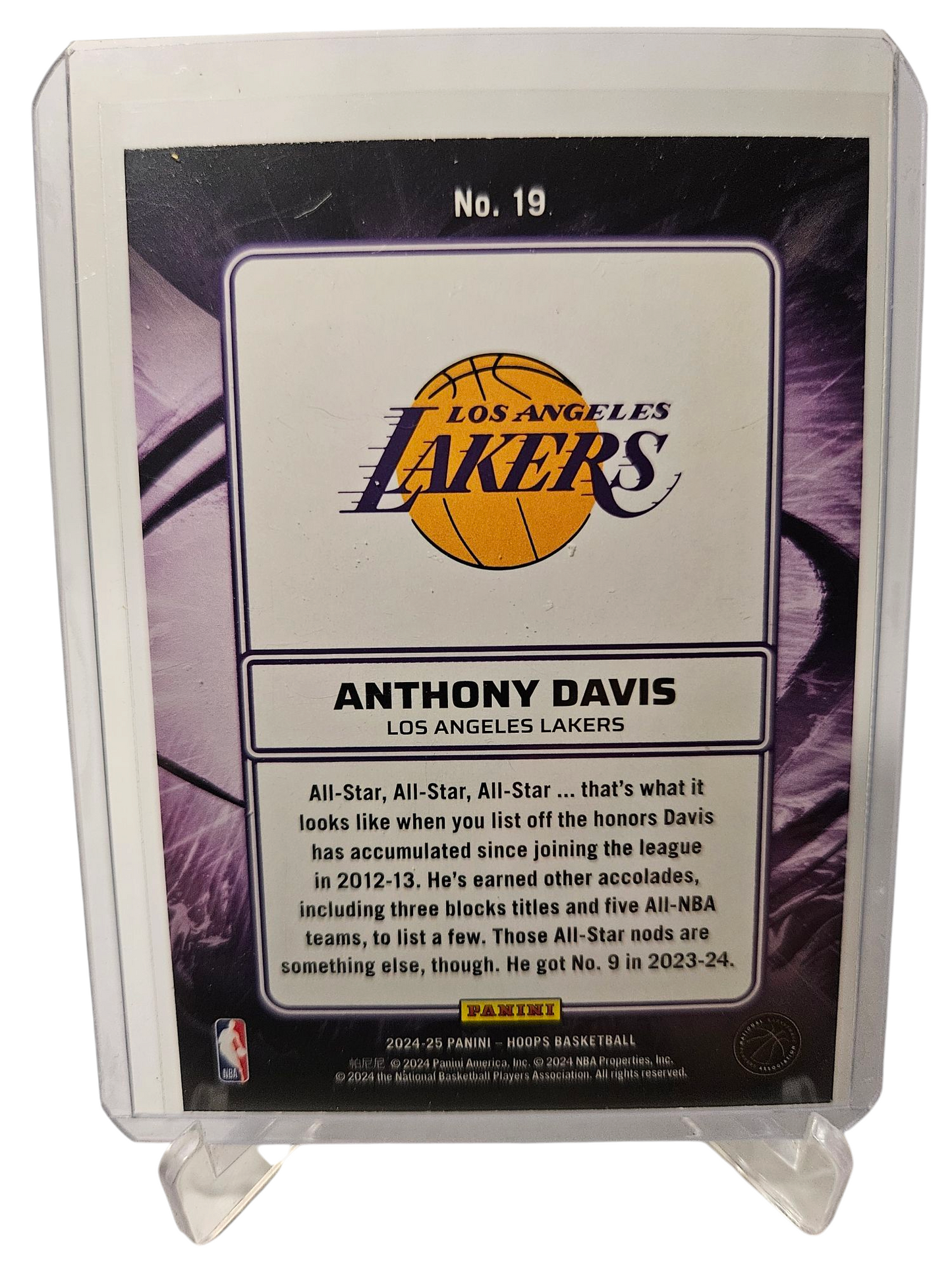 2024-25 Panini Phoenix Hoops #19 Anthony Davis Ignition