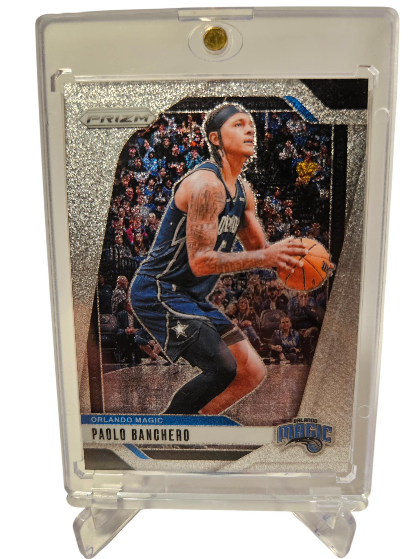 2024-25 Panini Prizm #183 Paolo Banchero Silver Glitter Prizm SSP