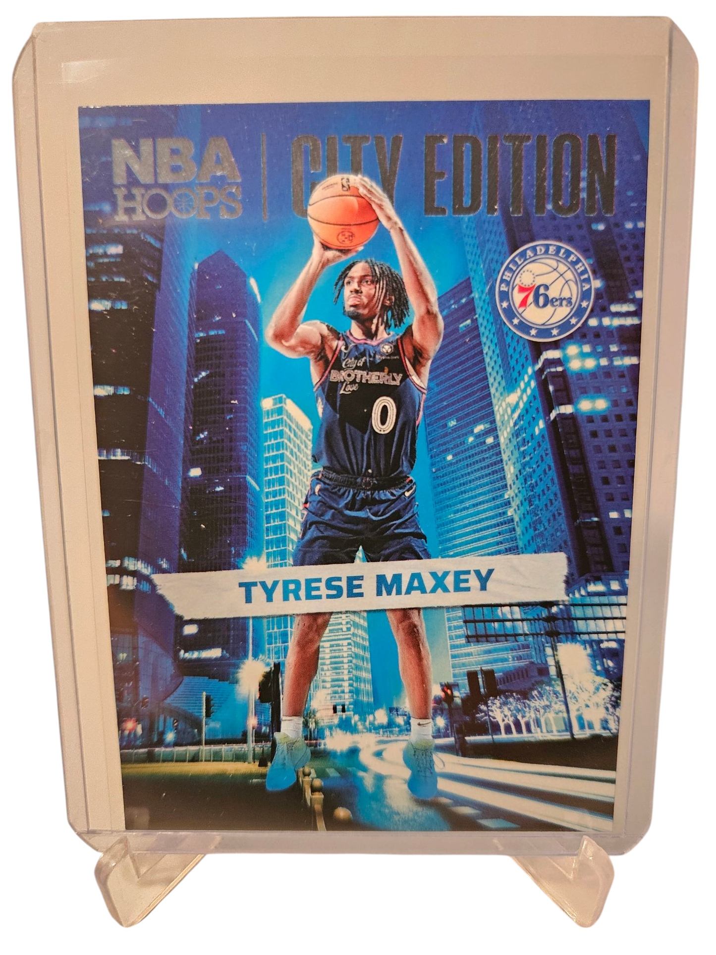 2024-25 Panini Hoops #11 Tyrese Maxey City Edition