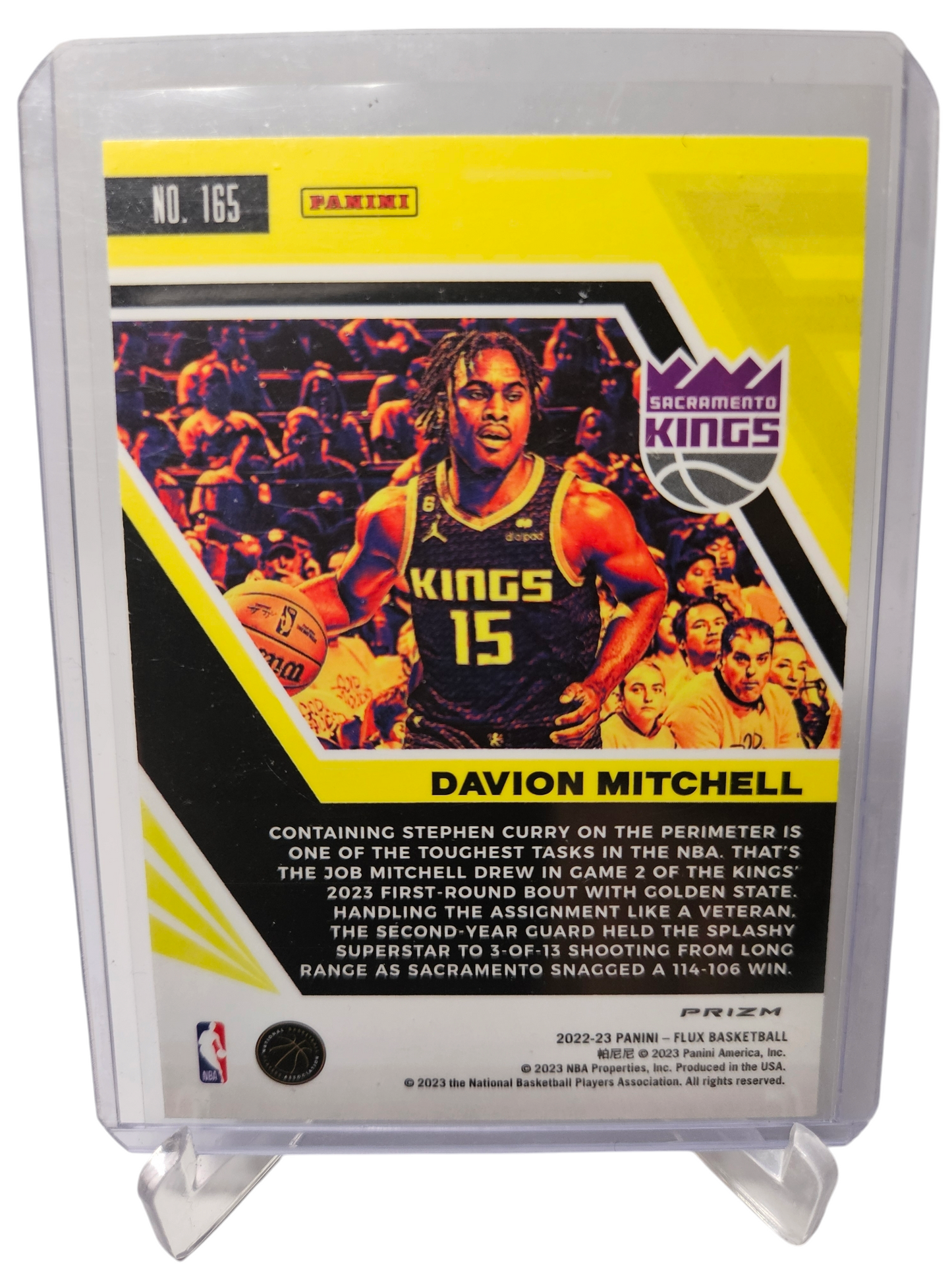 2022-23 Panini Flux #165 Davion Mitchell Silver Prizm