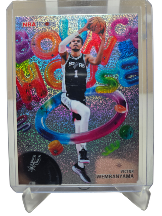 2025-26 Topps Hoops #BH-3 Victor Wembanyama Bounce House Pixel Burst