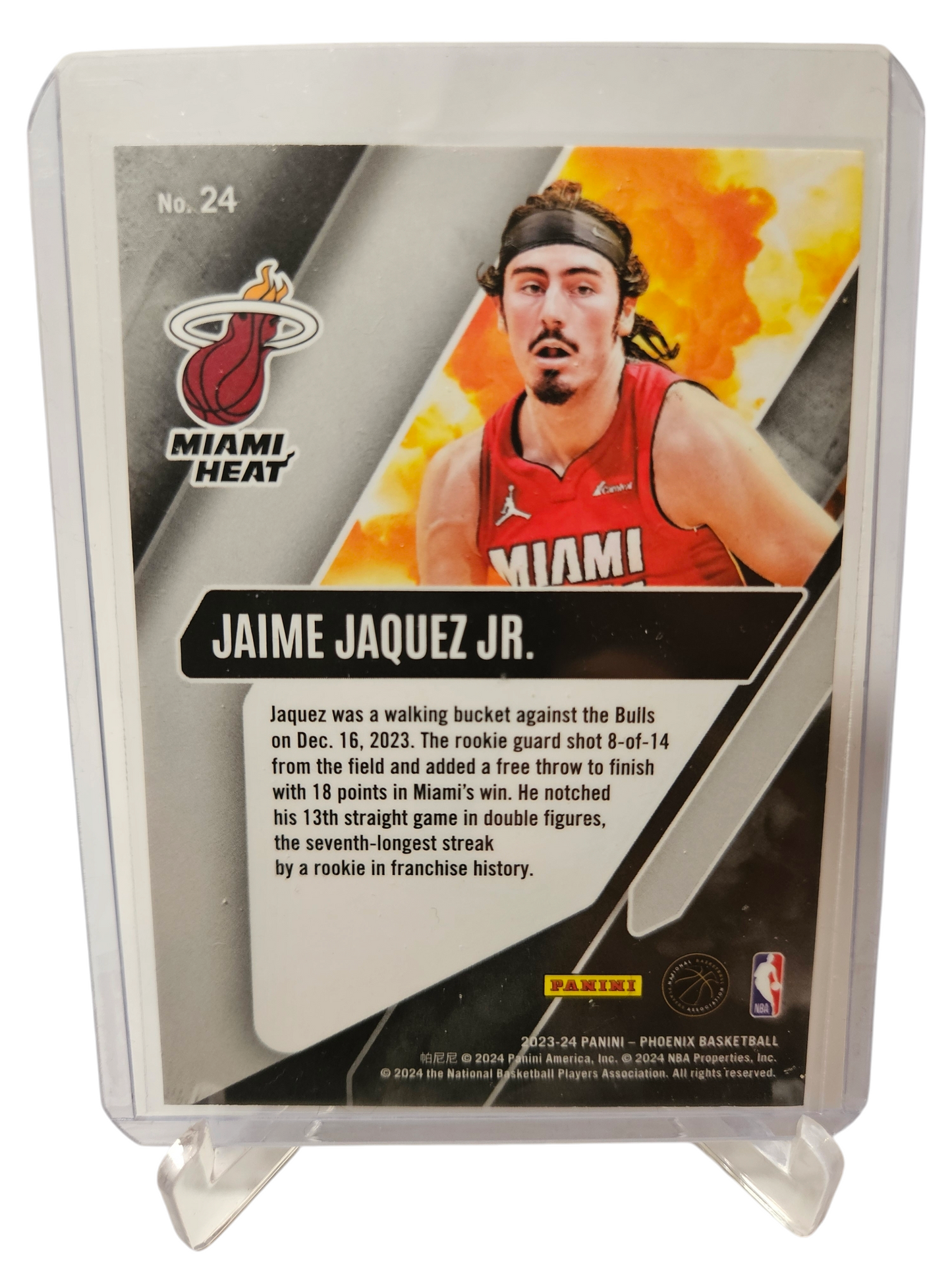 2023-24 Panini Phoenix #24 Jamie Jaquez JR Rookie Card Operation Detonation