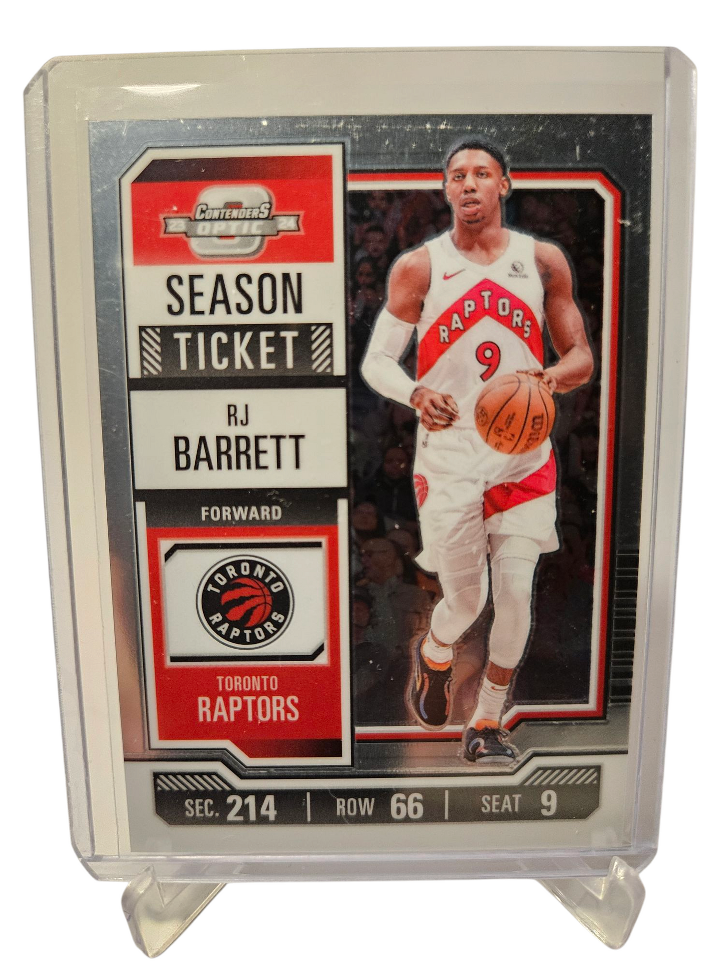 2023-24 Panini Contenders Optic #22 RJ Barrett Season Ticket